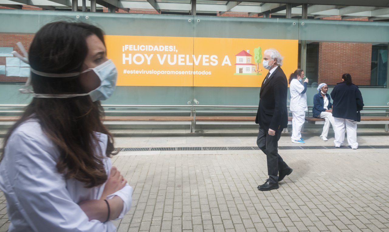 Clausura del hospital temporal de Ifema