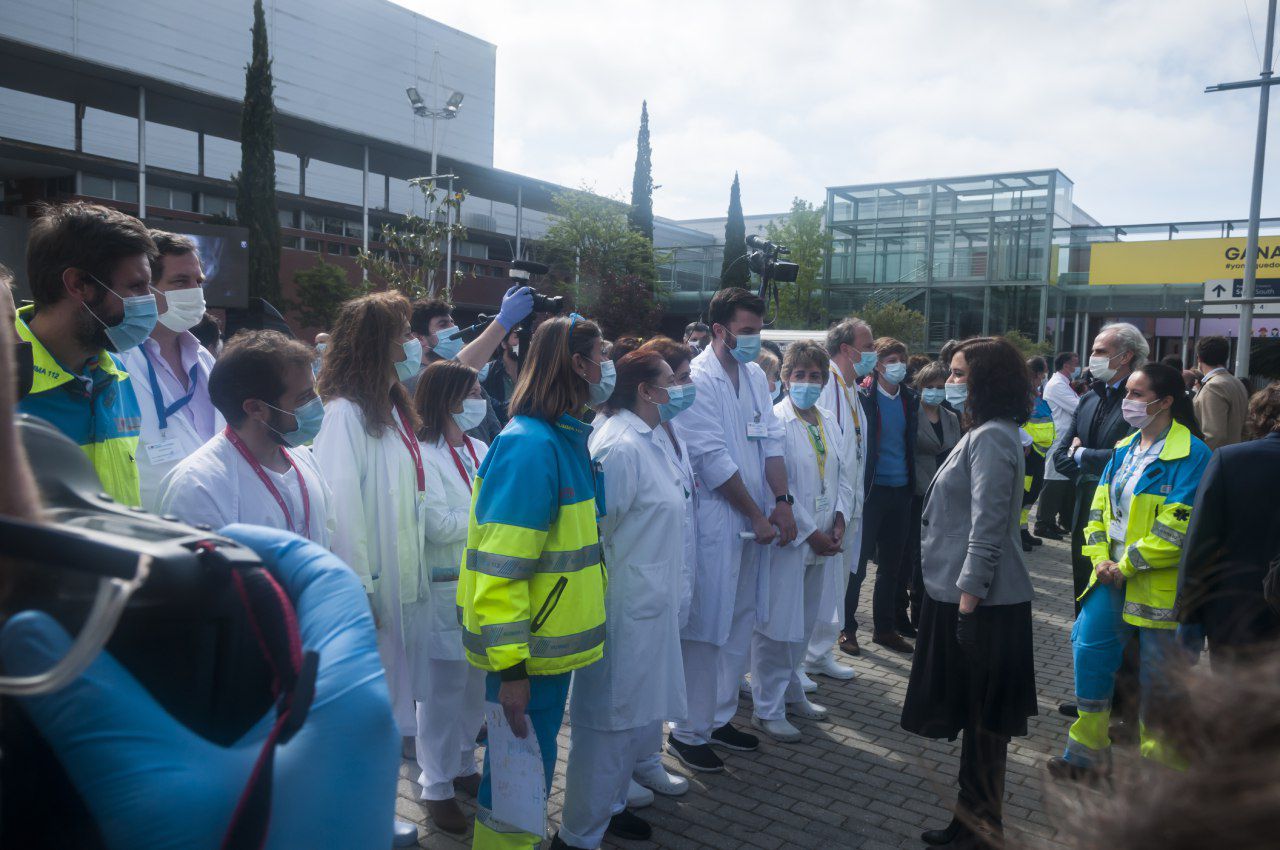 Clausura del hospital temporal de Ifema