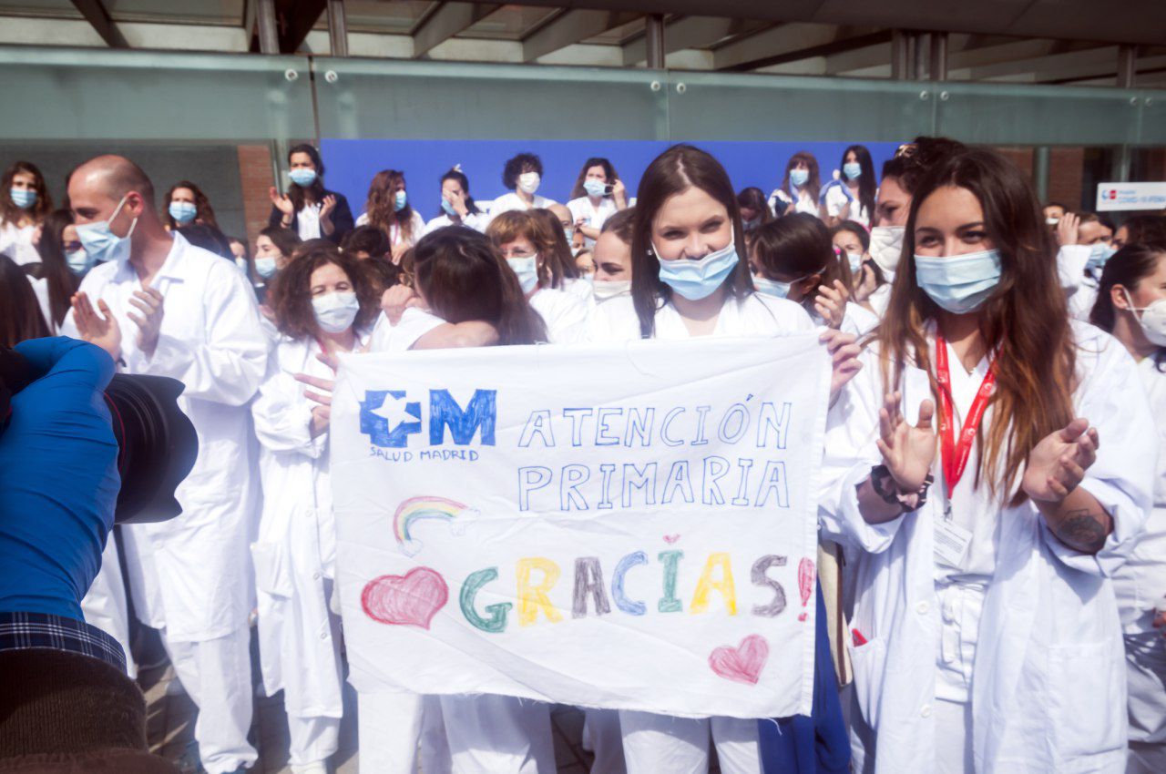 Clausura del hospital temporal de Ifema