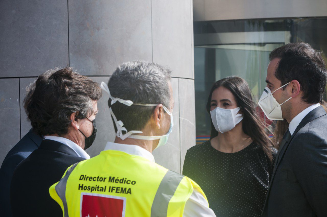 Clausura del hospital temporal de Ifema