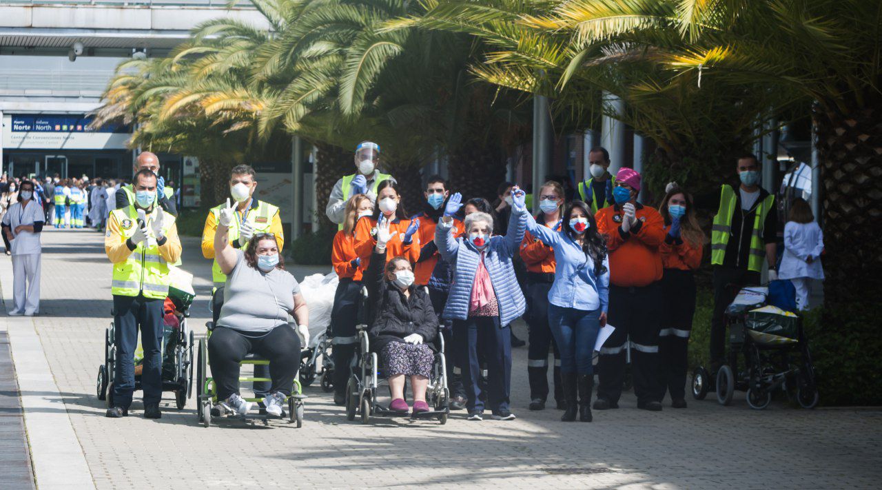 Clausura del hospital temporal de Ifema