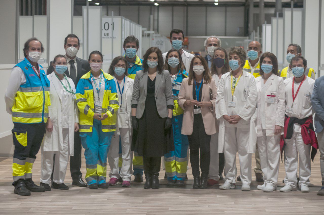 Clausura del hospital temporal de Ifema