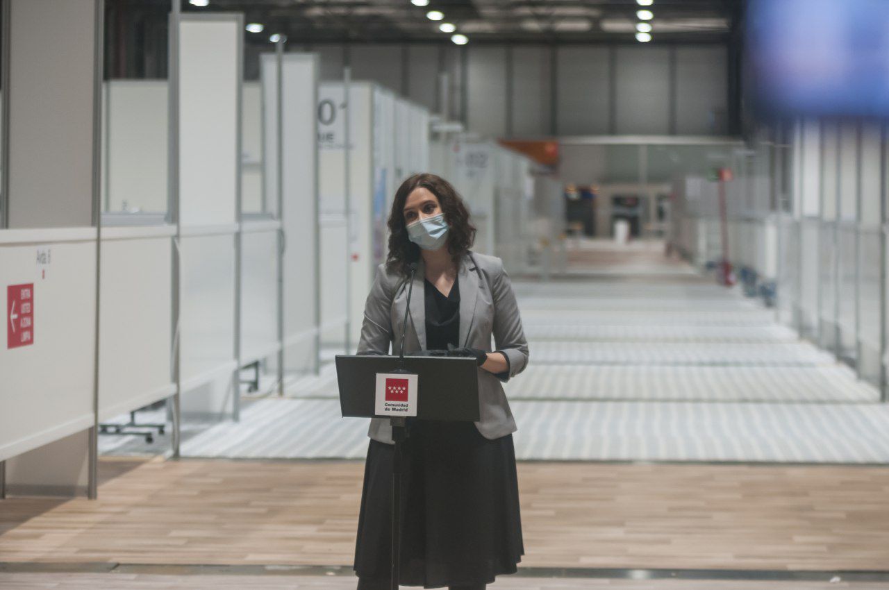 Clausura del hospital temporal de Ifema
