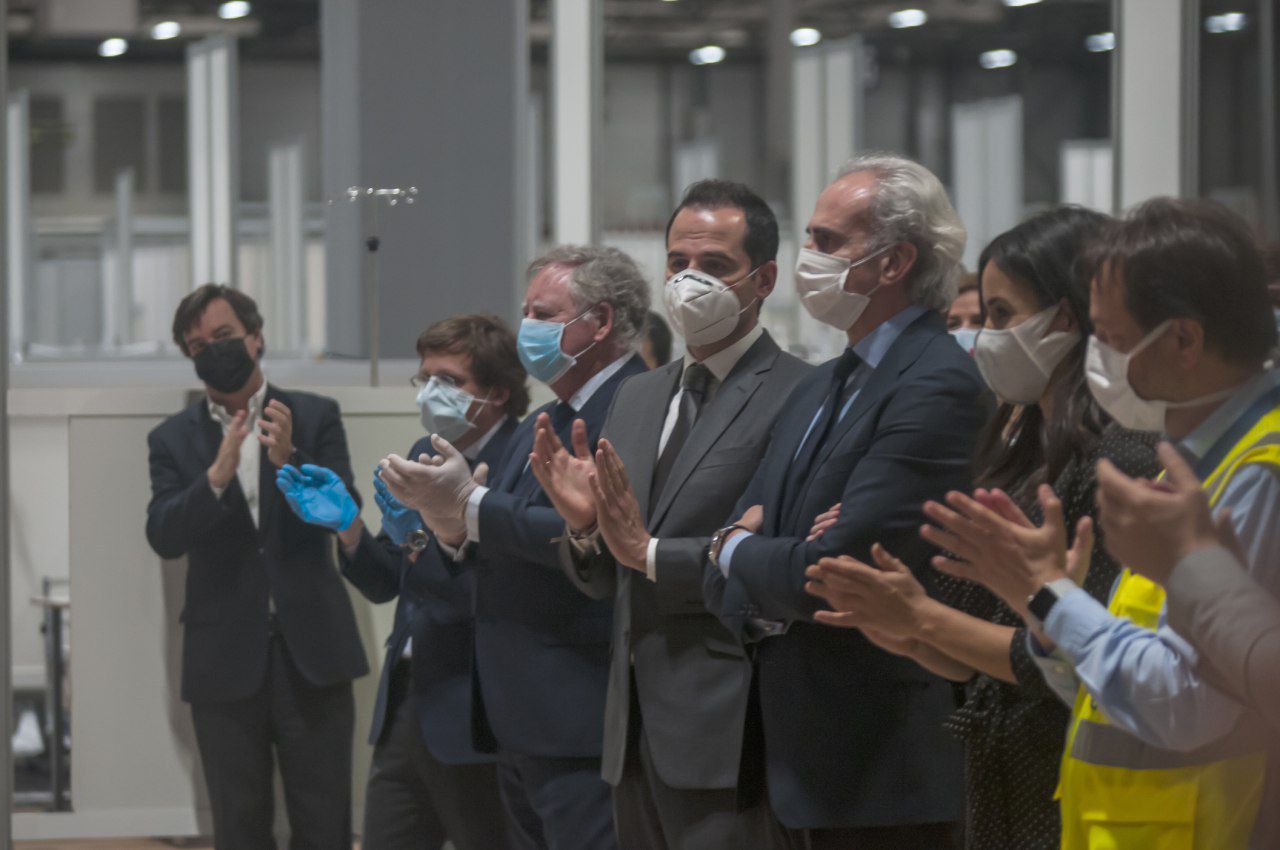 Clausura del hospital temporal de Ifema