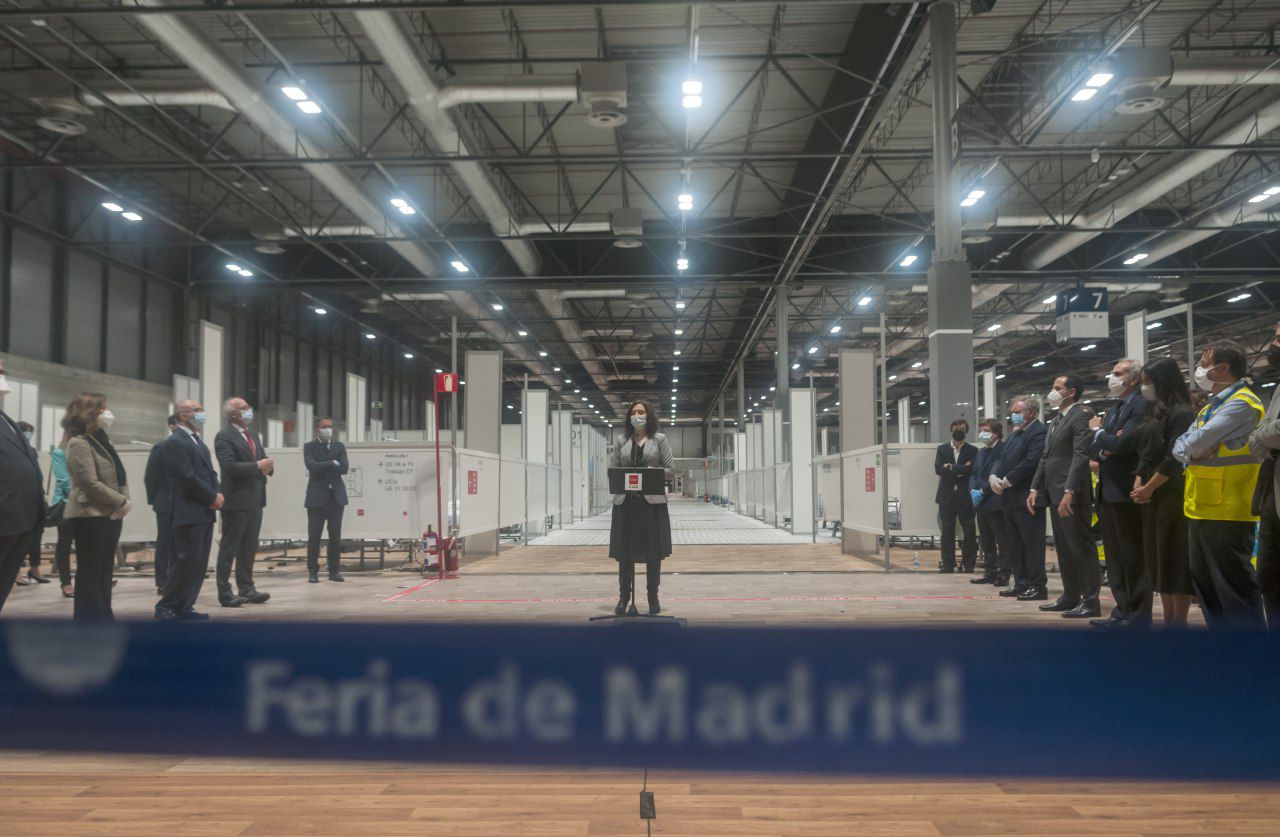 Clausura del hospital temporal de Ifema