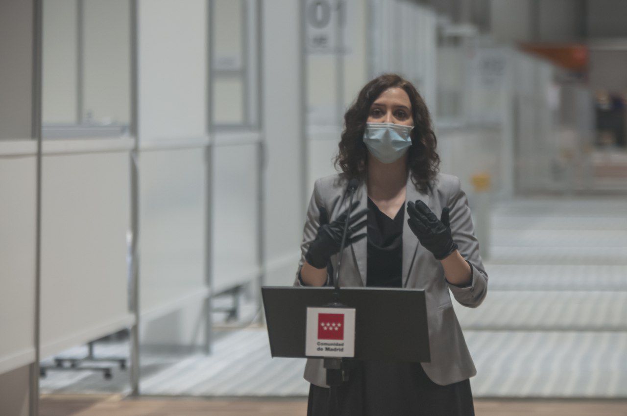 Clausura del hospital temporal de Ifema