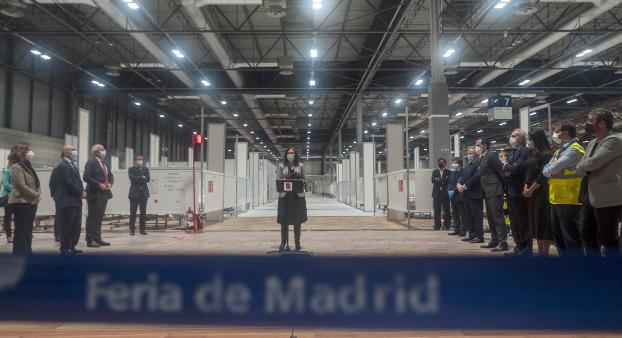 Clausura del hospital temporal de Ifema
