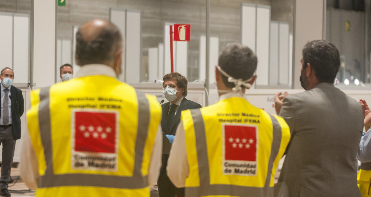 Clausura del hospital temporal de Ifema