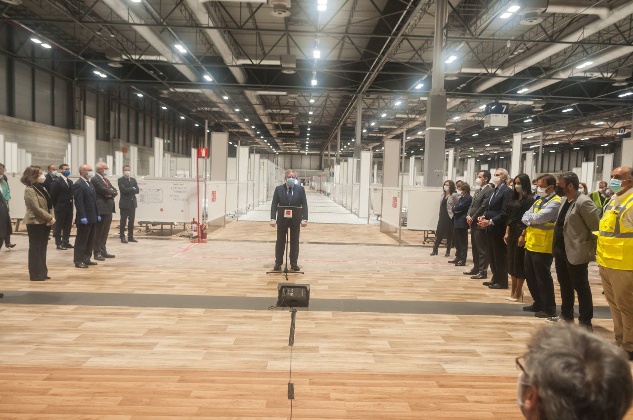 Clausura del hospital temporal de Ifema