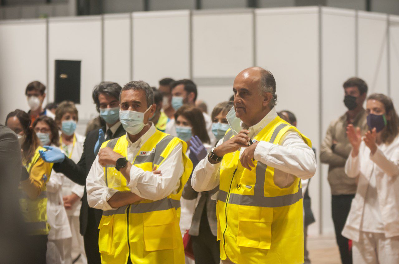 Clausura del hospital temporal de Ifema