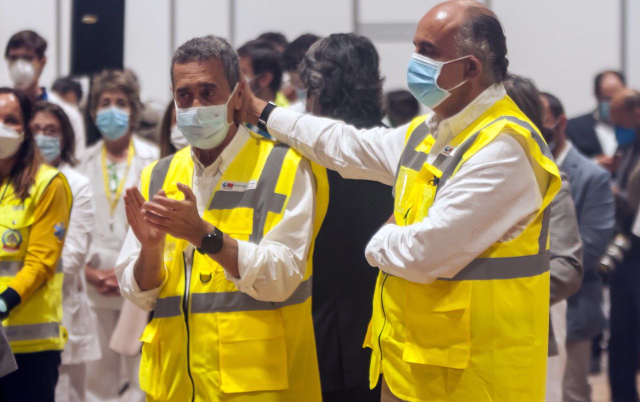 Clausura del hospital temporal de Ifema