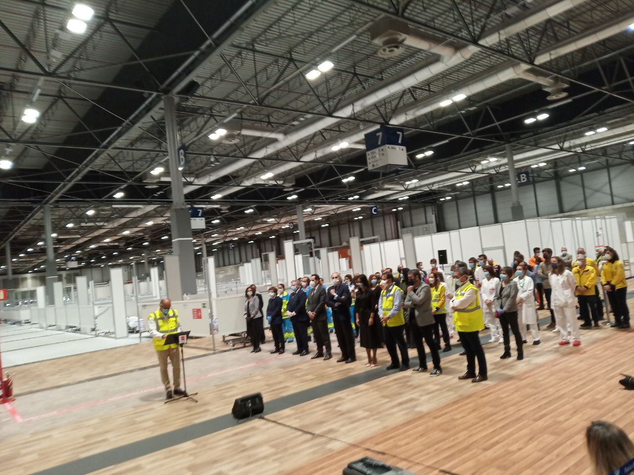 Clausura del hospital temporal de Ifema