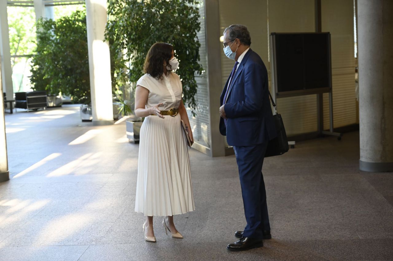 Isabel Díaz Ayuso y Enrique Ossorio