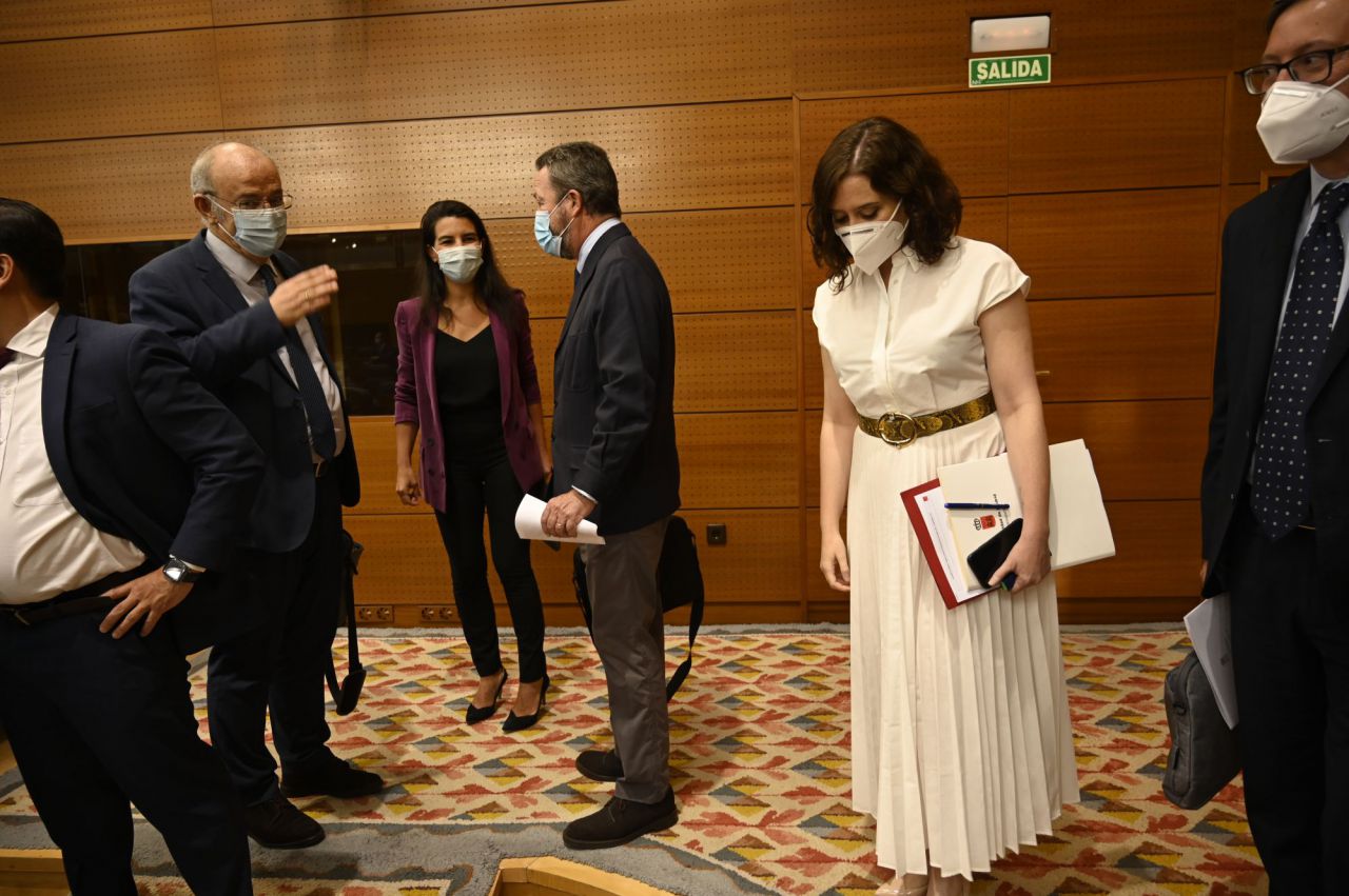  Isabel Díaz Ayuso, presidenta de la Comunidad de MAdrid, en la ASamblea de MAdrid
