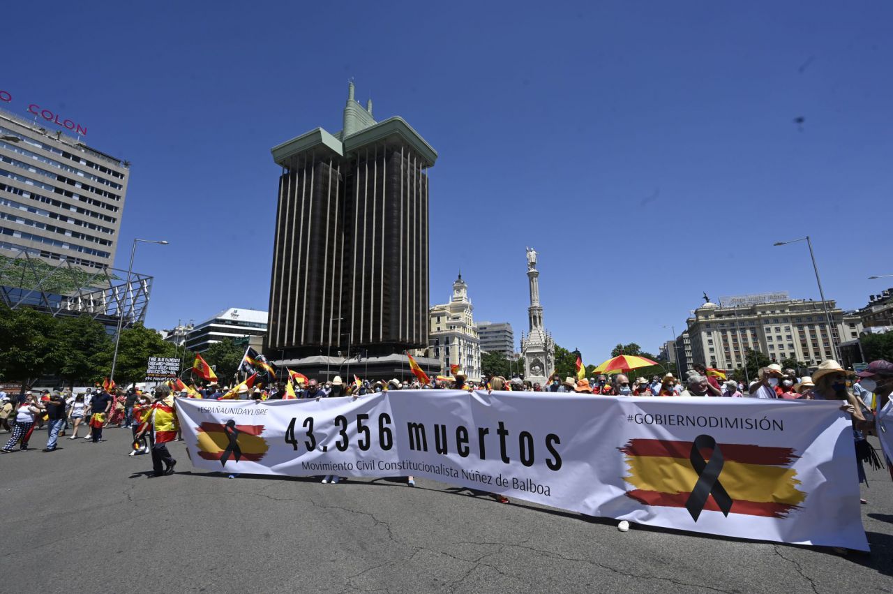 Sanchez dimisión,manifestacion