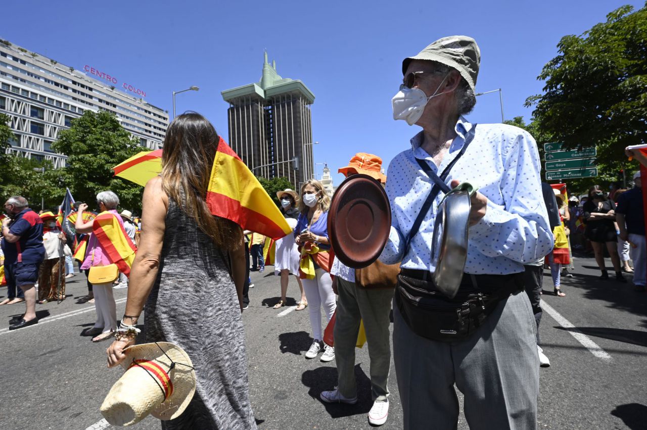 Sanchez dimisión,manifestacion