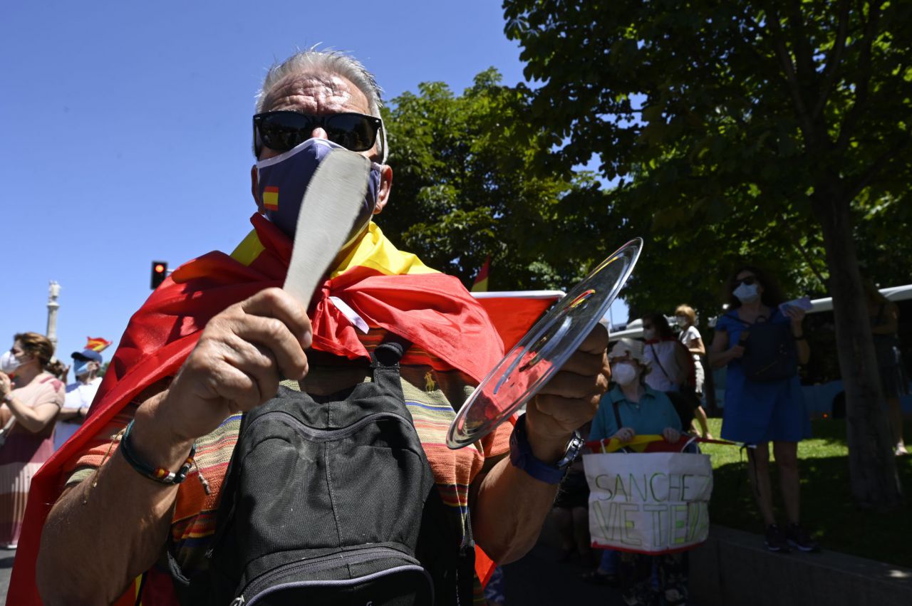 Sanchez dimisión,manifestacion