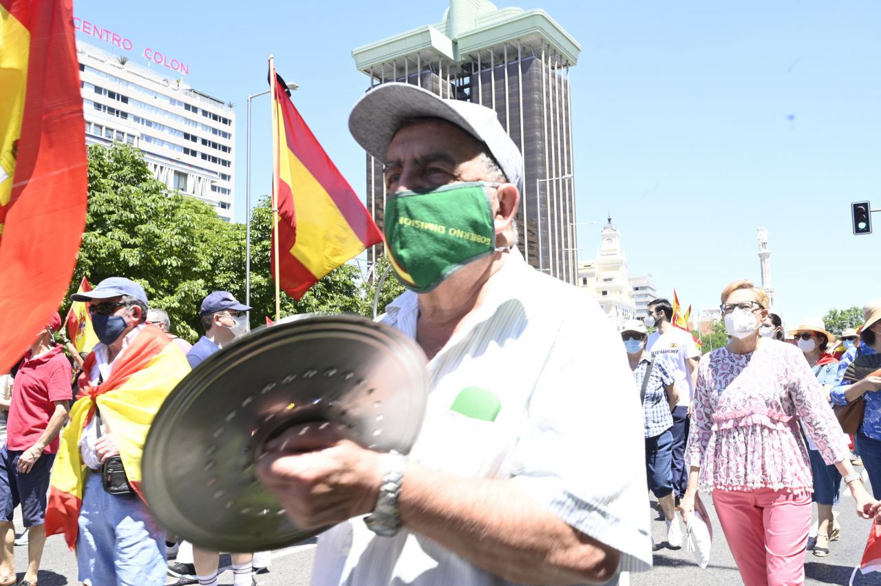 Sanchez dimisión,manifestacion
