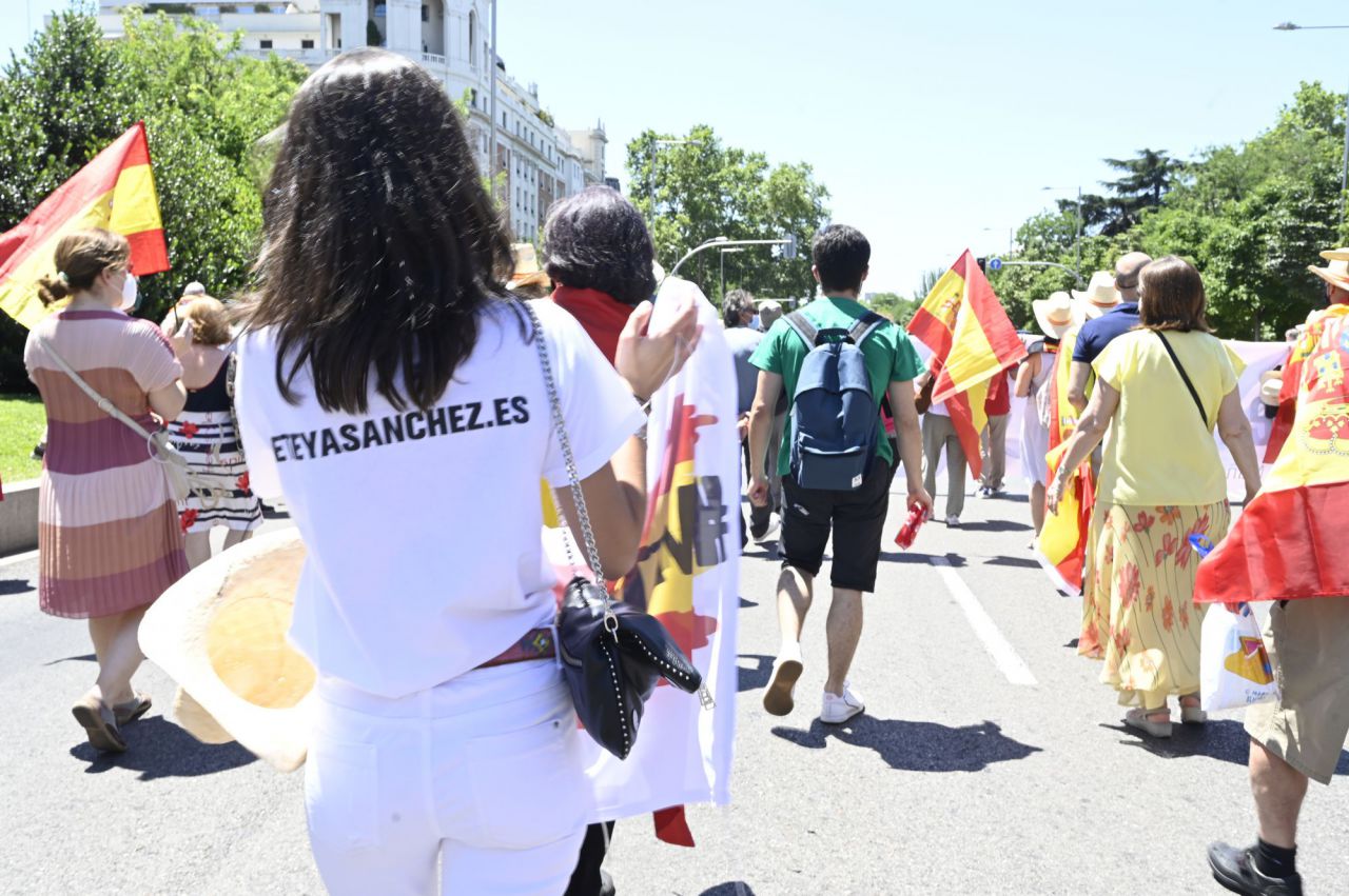 Sanchez dimisión,manifestacion