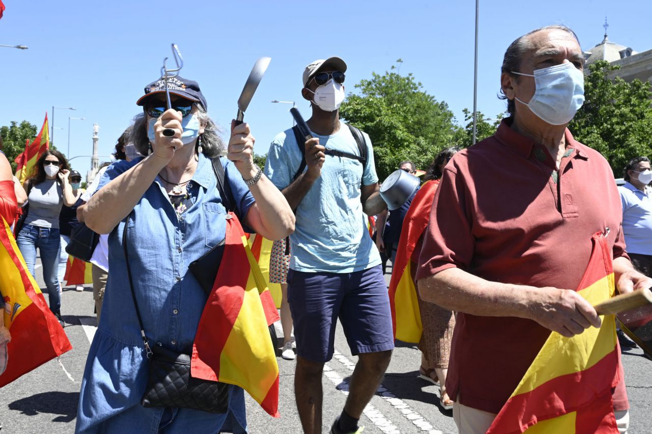 Sanchez dimisión,manifestacion