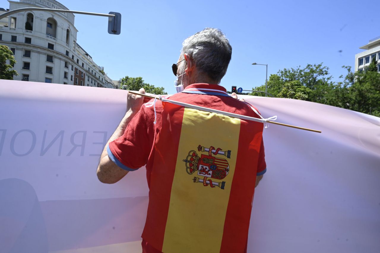 Sanchez dimisión,manifestacion