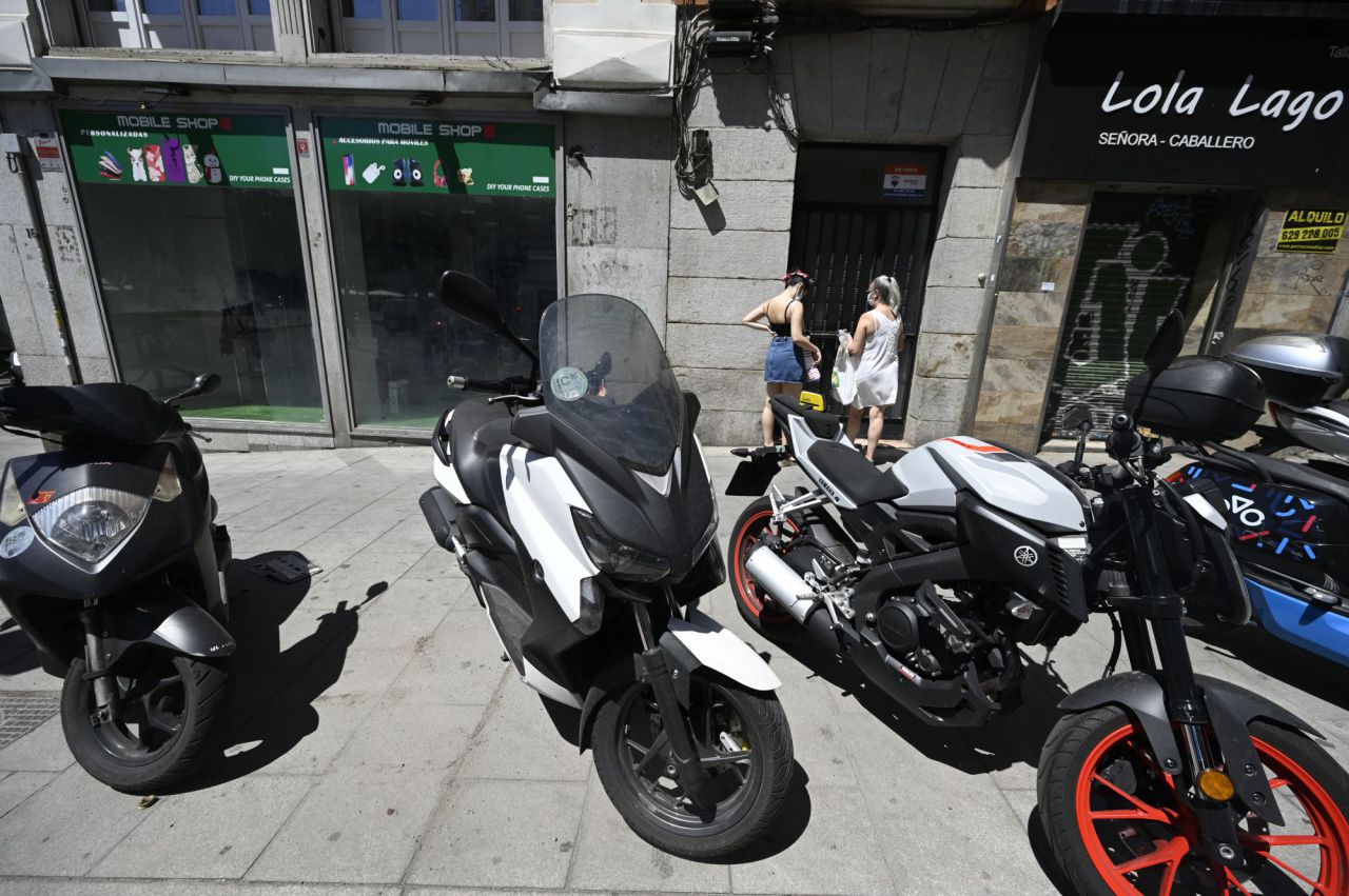 patinetes eléctricos,motos alquiler,invasion,Madrid