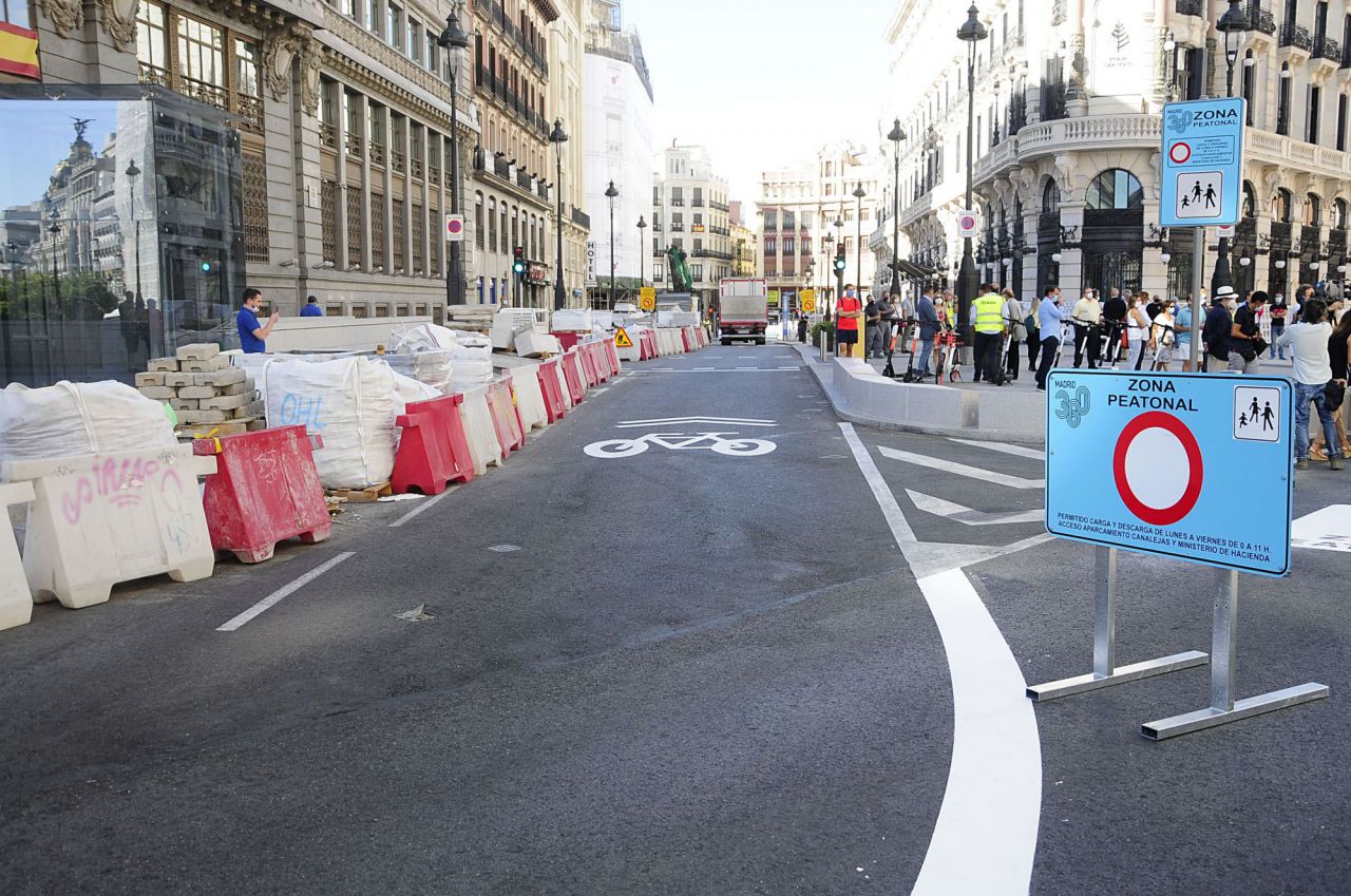 El Alcalde de Madrid, José Luis Martínez-Almeida, inaugura la peatonalización de la Puerta del Sol