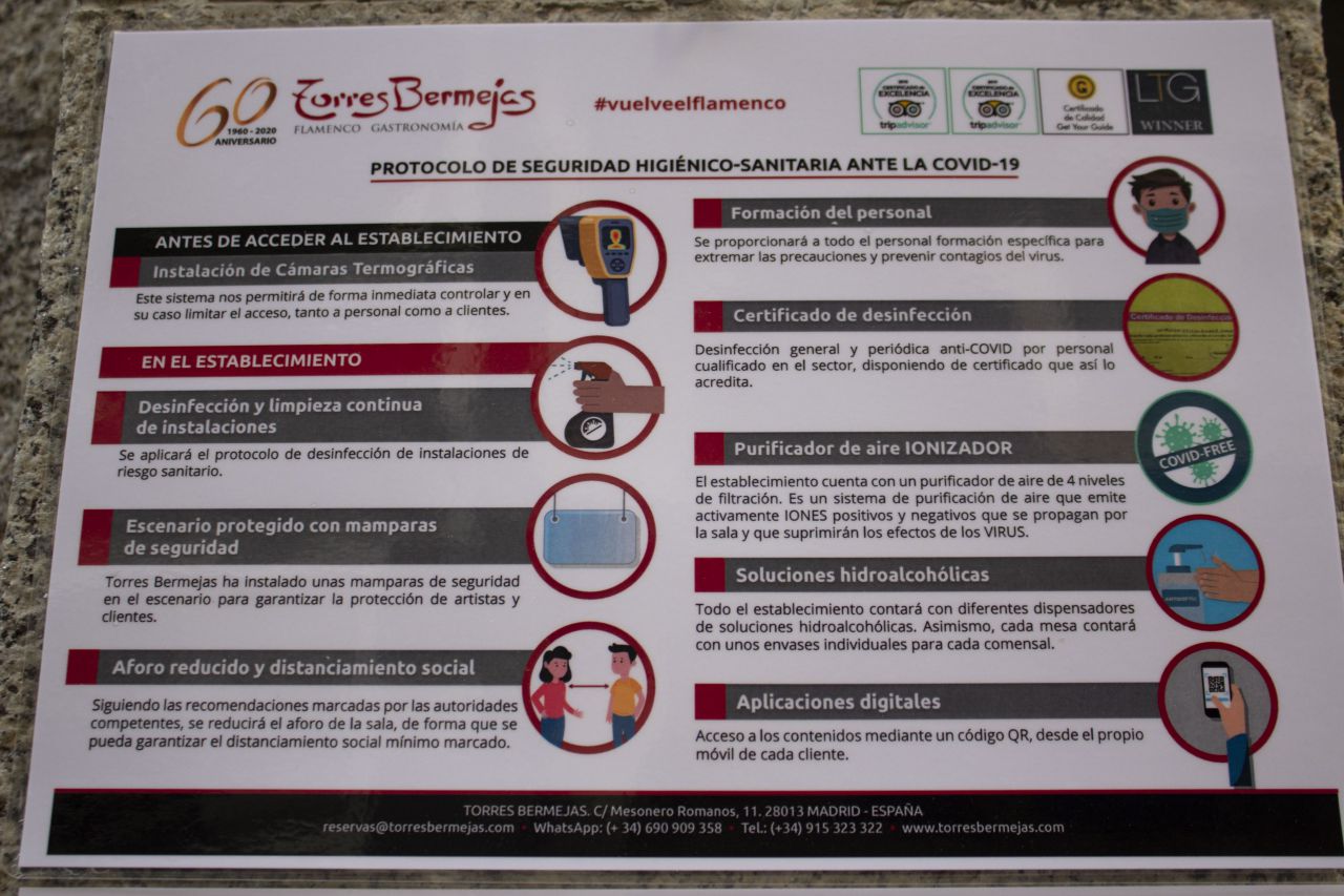 El tablao Torres Bermejas retoma su actividad.