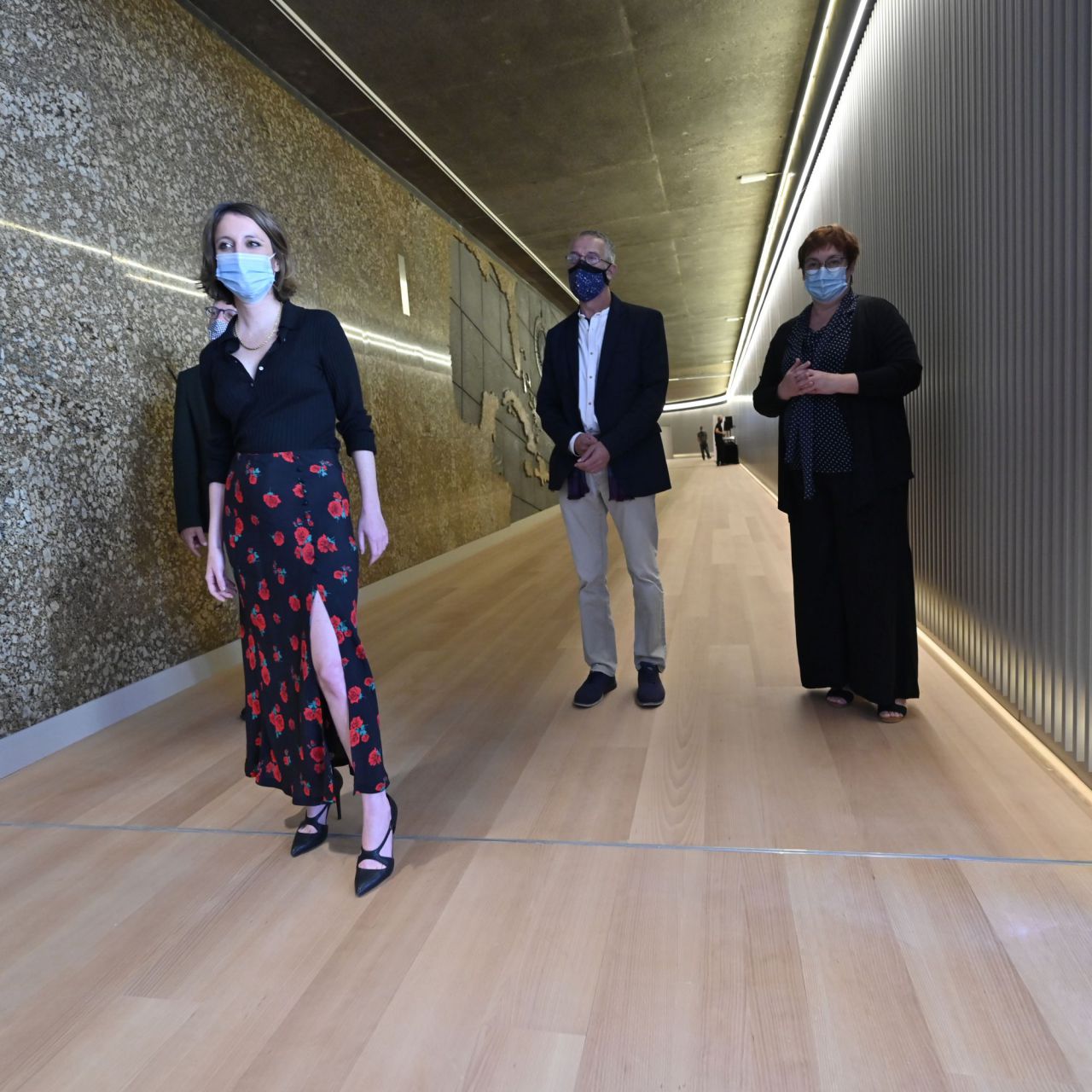 Andrea Levy en el renovado Centro Cultural de la Villa