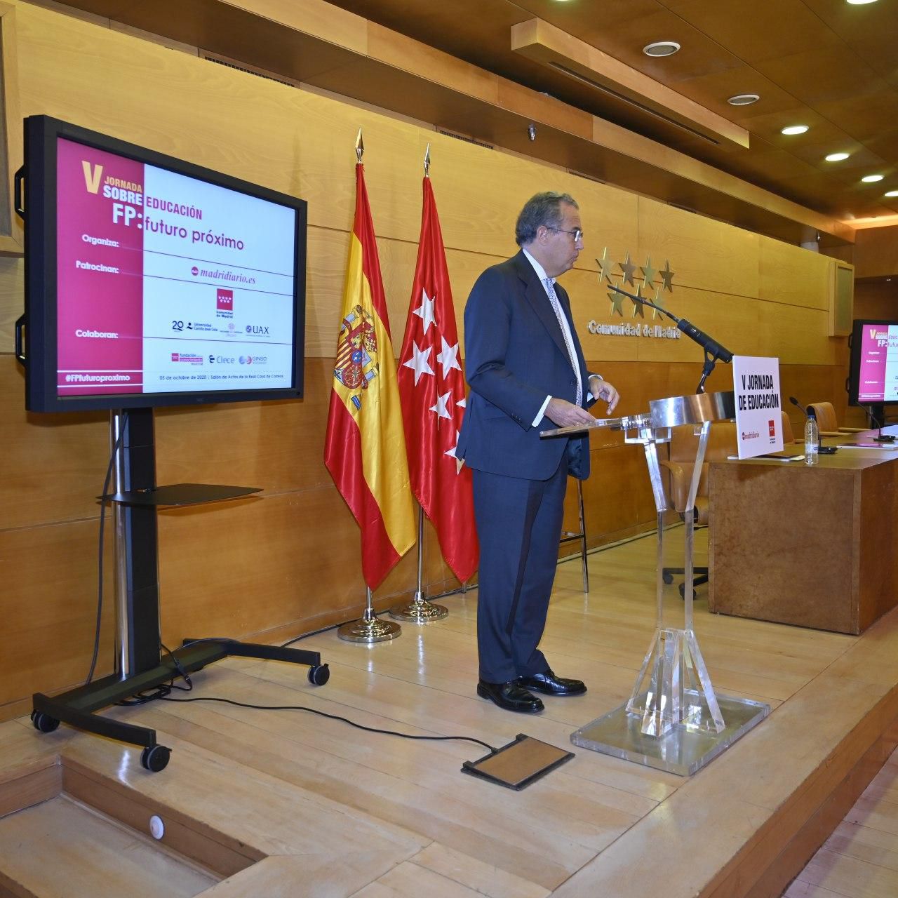 Enrique Ossorio, consejero de Educación de la Comunidad de Madrid