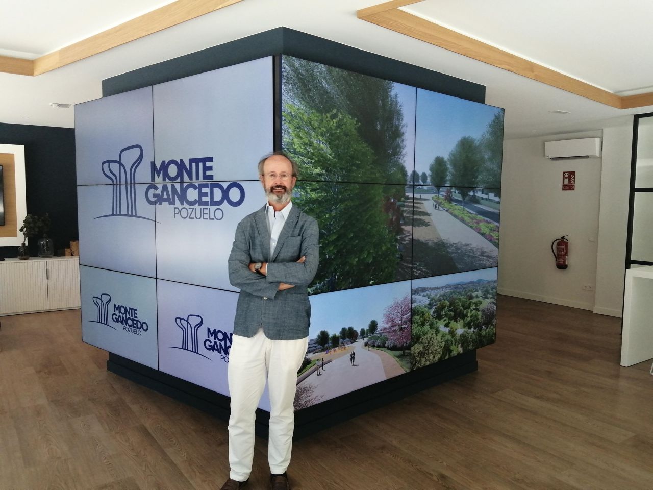 Diego Escario, socio director de Cano y Escario Arquitectura, en la Jornada de Puertas Abiertas de Montegancedo
