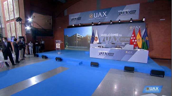 Apertura del acto virtual Welcome to UAX