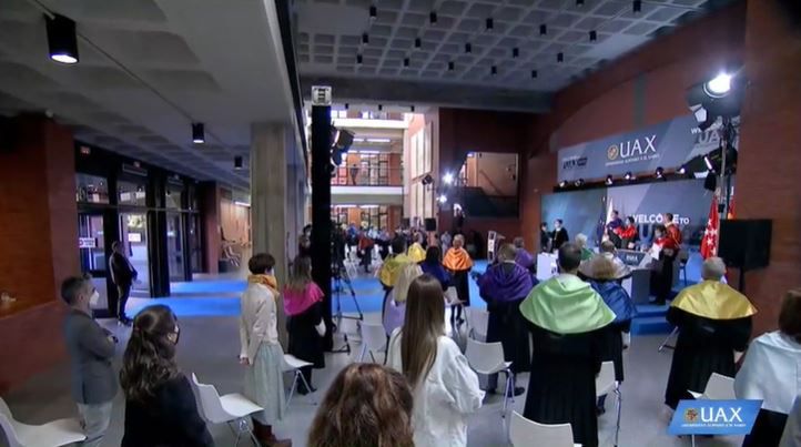 Apertura del acto virtual Welcome to UAX