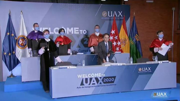 Apertura del acto virtual Welcome to UAX