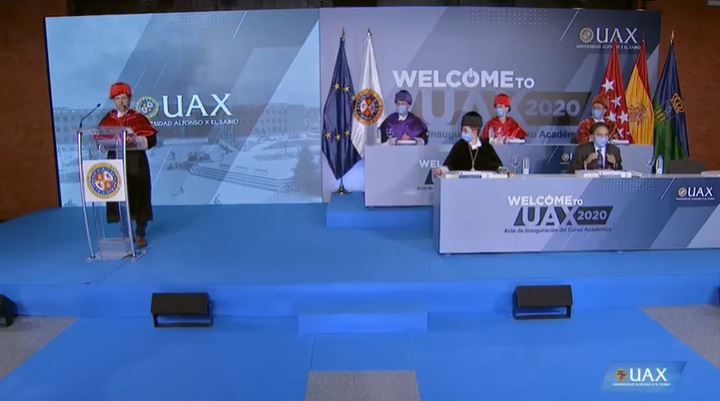 LECTURA DE LA “MEMORIA DEL CURSO 2019/2020” Ilmo. Sr. D. Enrico Pascucci de Ponte, Secretario General de la Universidad Alfonso X el Sabio