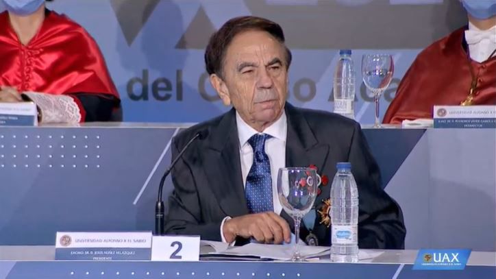 Jesús Núñez Velázquez, Presidente de la Universidad Alfonso X el Sabio, clausura el Acto de Apertura del Curso 2020/2021
