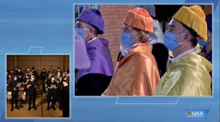 Jesús Núñez Velázquez, Presidente de la Universidad Alfonso X el Sabio, clausura el Acto de Apertura del Curso 2020/2021