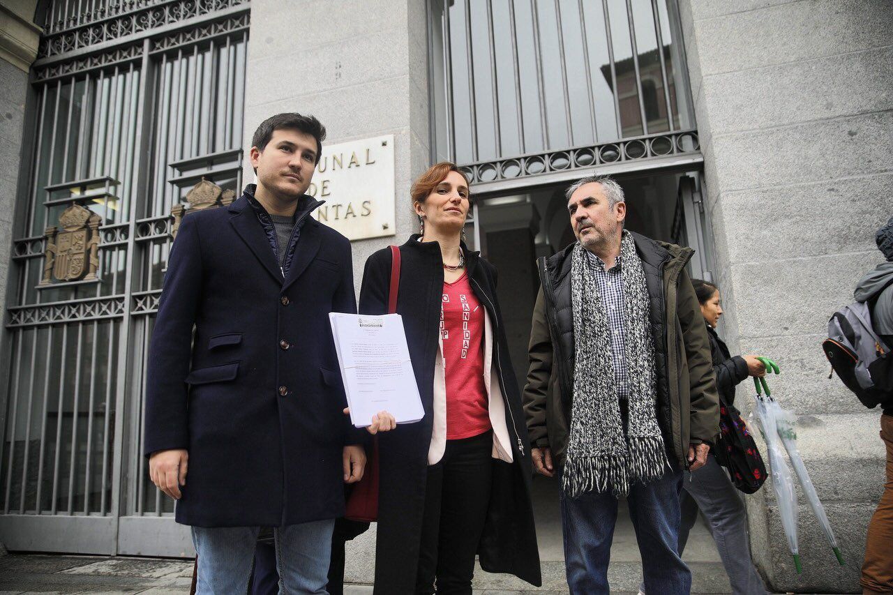  Los diputados de Más Madrid en la Asamblea Pablo Gómez Perpinyà, Mónica García y Eduardo Gutiérrez,