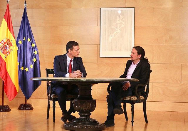 Pedro Sánchez y Pablo Iglesias
