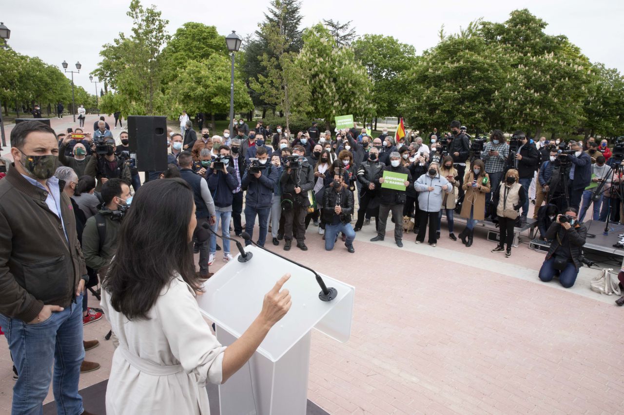 Vox celebra un acto de precampaña en Vicálvaro y pide seguridad en los barrios