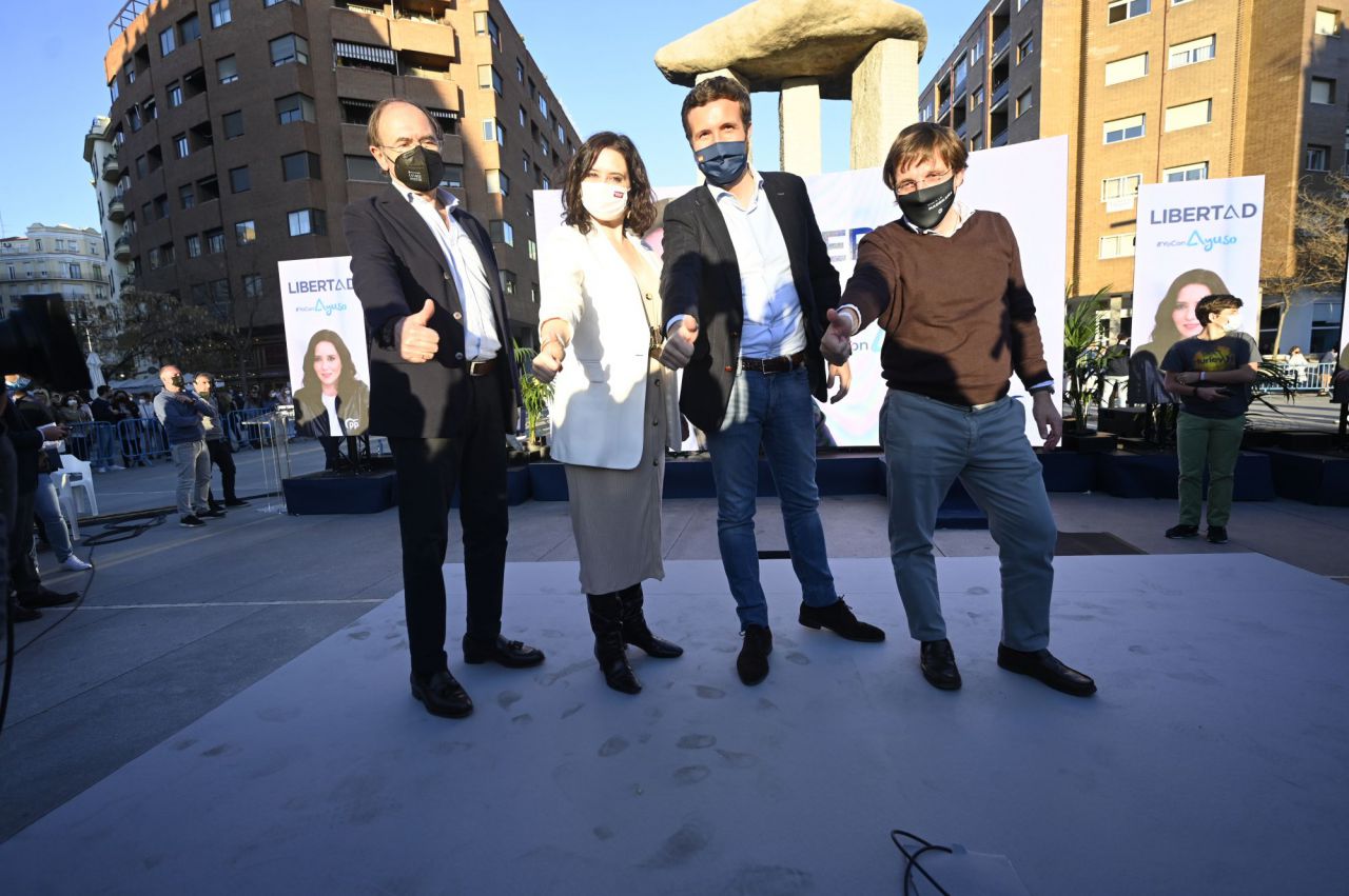 Inicio de campaña de Ayuso.