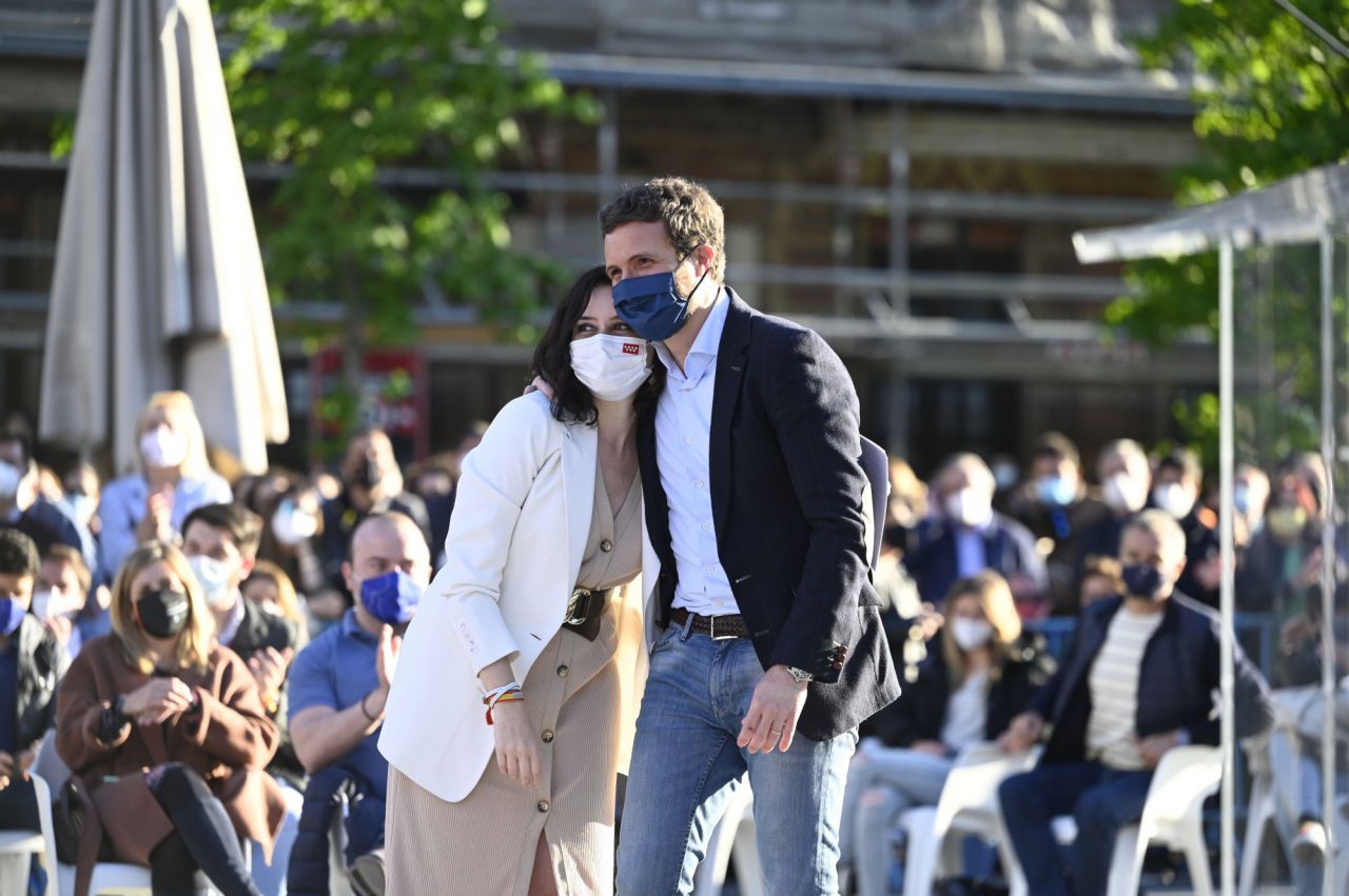 Isabel Díaz Ayuso y Pablo Casado