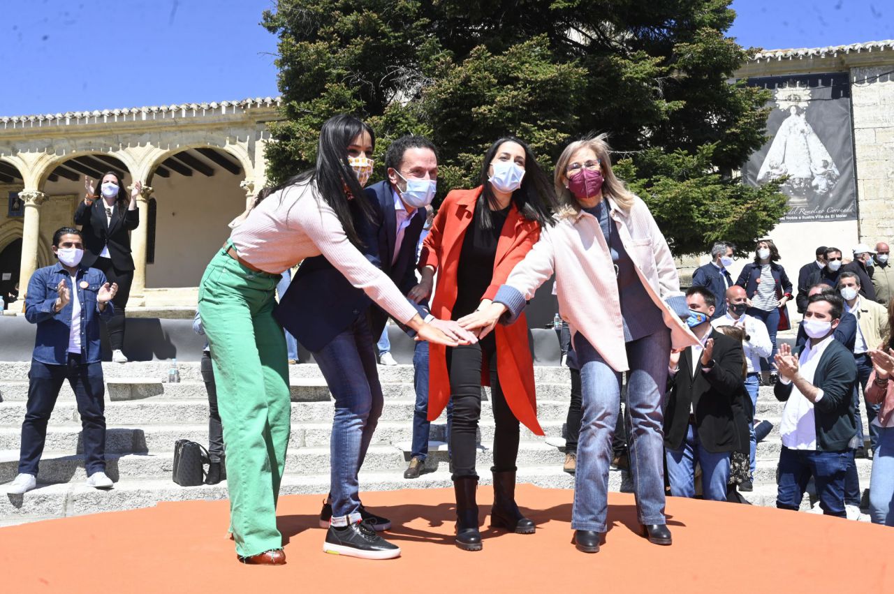 Inés Arrimadas, Begoña Villacís y Edmundo Bal
