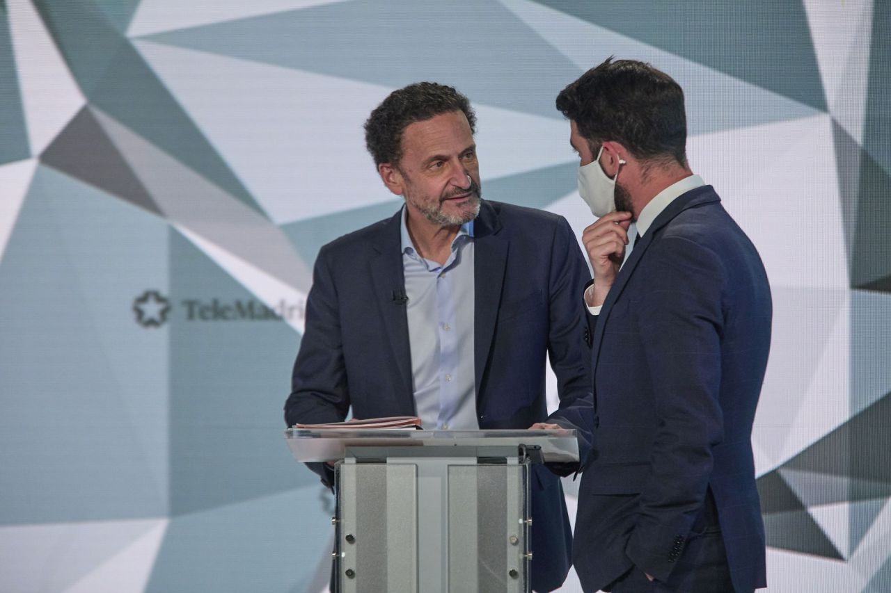 Edmundo Bal en el debate electoral de Telemadrid