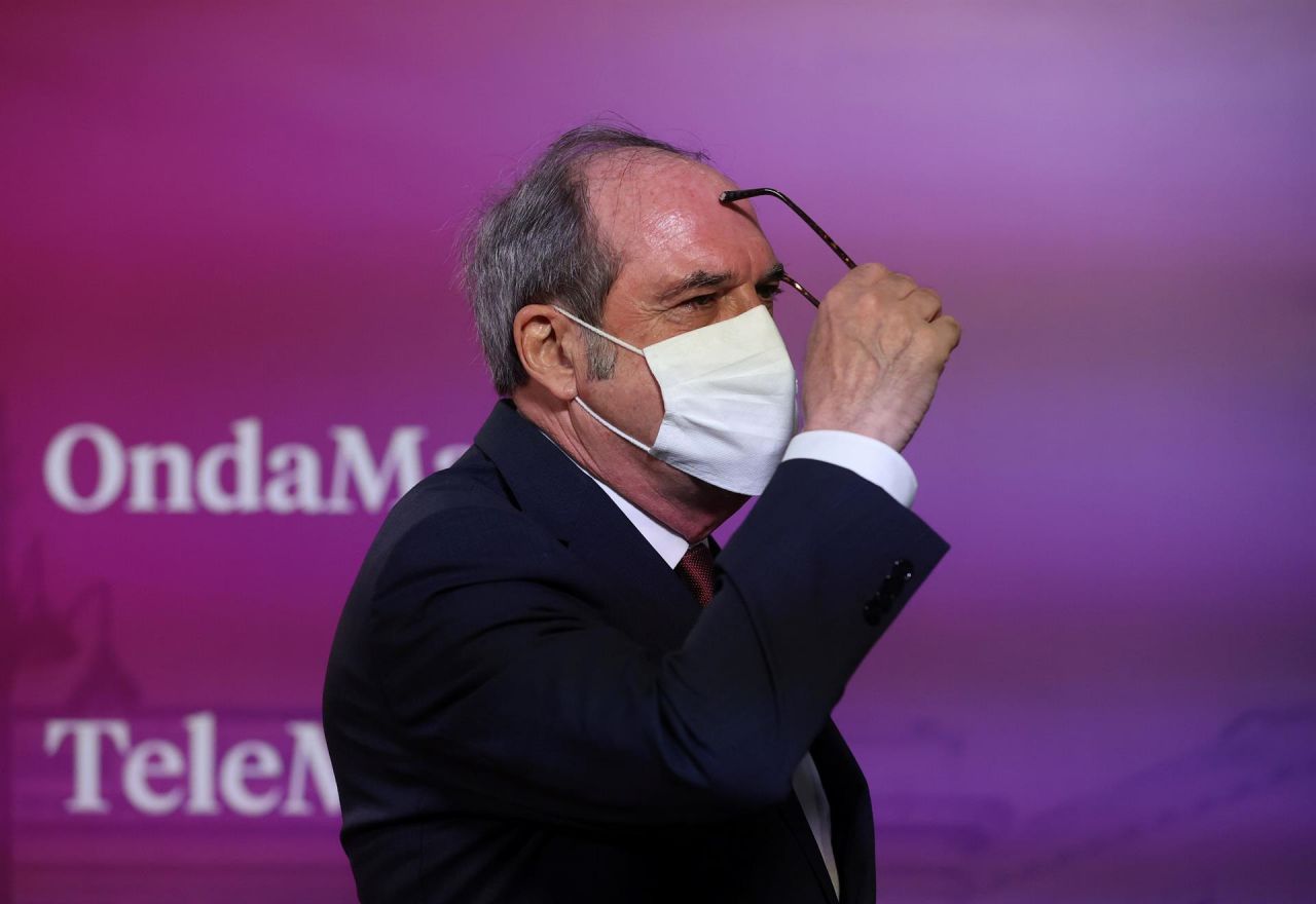 Ánge Gabilondo en el debate electoral de Telemadrid