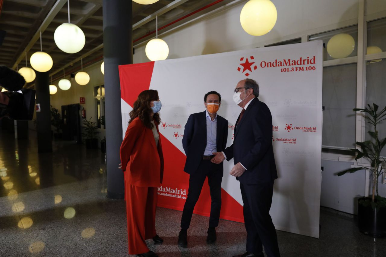 Mónica García, Edmundo Bal y Ángel Gabilondo