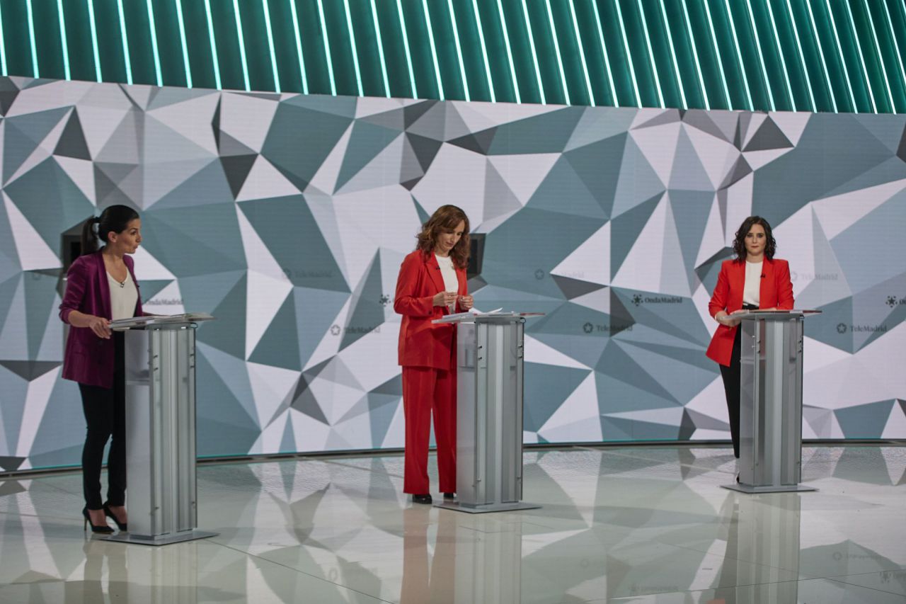 Rocío Monasterio, Mónica García y Isabel Díaz Ayuso
