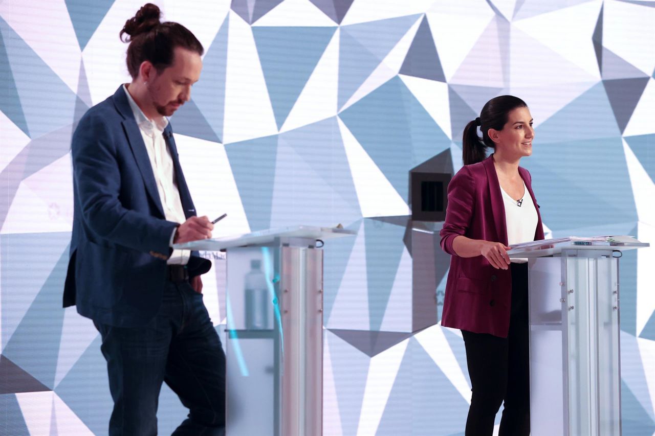 Pablo Iglesias y Rocío Monasterio