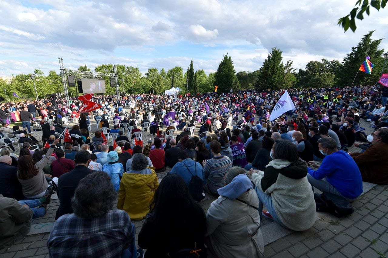 Unidas Podemos cierra la campaña electoral en Vicálvaro
