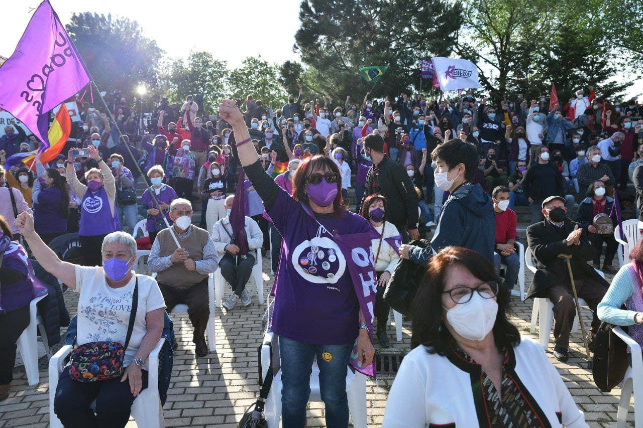 Unidas Podemos cierra la campaña electoral en Vicálvaro